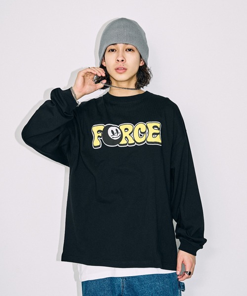 セール】WEGO/アクセ付きグラフィックロンT（Tシャツ/カットソー