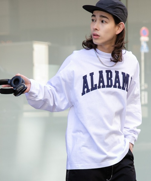 WEGO(ウィゴー)の「WEGO/アクセ付きグラフィックロンT(Tシャツ/カットソー・メンズ・ブラック/ホワイト/ブラック系その他/ホワイト系その他・LARGE/MEDIUM)」の11枚目の写真