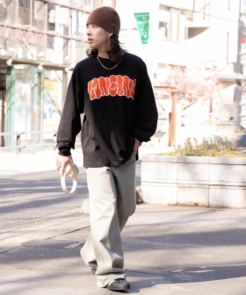 WEGO(ウィゴー)の「WEGO/アクセ付きグラフィックロンT(Tシャツ/カットソー・メンズ・ブラック/ホワイト/ブラック系その他/ホワイト系その他・LARGE/MEDIUM)」の16枚目の写真