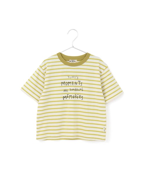 MAKE YOUR DAY（メイクユアデイ）の「ベーシックボーダーファミリー半袖Tシャツ■ママサイズ（Tシャツ/カットソー・レディース・イエロー/グレー/グリーン・FREE）」の3枚目の写真