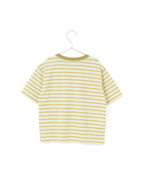 MAKE YOUR DAY（メイクユアデイ）の「ベーシックボーダーファミリー半袖Tシャツ■ママサイズ（Tシャツ/カットソー・レディース・イエロー/グレー/グリーン・FREE）」の11枚目の写真