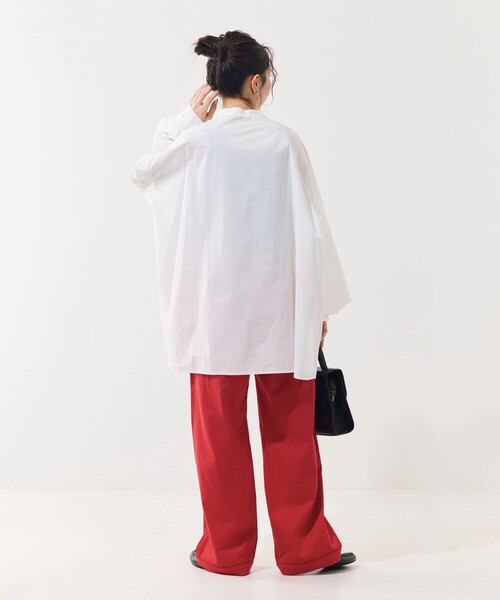 FREAK'S STORE（フリークスストア）の「限定展開　インド ハシゴレース イージーパンツ（セットアップ対応）（その他パンツ・レディース・レッド/グリーン/ネイビー/ブラック/オフホワイト・SMALL/MEDIUM）」の18枚目の写真