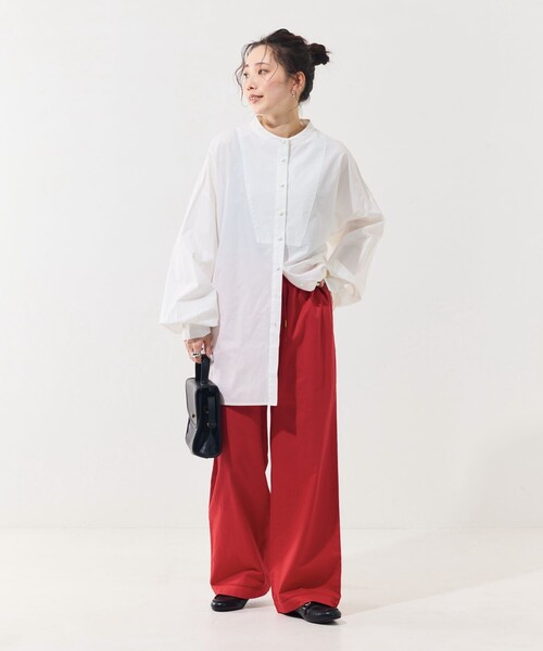 FREAK'S STORE（フリークスストア）の「限定展開　インド ハシゴレース イージーパンツ（セットアップ対応）（その他パンツ・レディース・レッド/グリーン/ネイビー/ブラック/オフホワイト・SMALL/MEDIUM）」の17枚目の写真