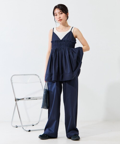 FREAK'S STORE（フリークスストア）の「限定展開　インド ハシゴレース イージーパンツ（セットアップ対応）（その他パンツ・レディース・レッド/グリーン/ネイビー/ブラック/オフホワイト・SMALL/MEDIUM）」の7枚目の写真