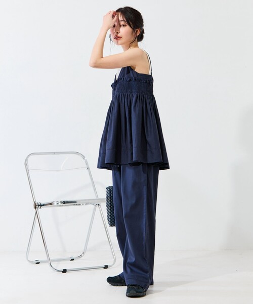 FREAK'S STORE（フリークスストア）の「限定展開　インド ハシゴレース イージーパンツ（セットアップ対応）（その他パンツ・レディース・レッド/グリーン/ネイビー/ブラック/オフホワイト・SMALL/MEDIUM）」の6枚目の写真