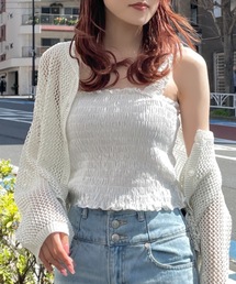 シャーリングキャミ