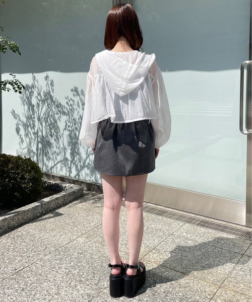 one way（ワンウェイ）の「シャーリングキャミ（タンクトップ・レディース・ピンク/ホワイト/ブラック/グリーン/ブルー/レッド・FREE）」の11枚目の写真