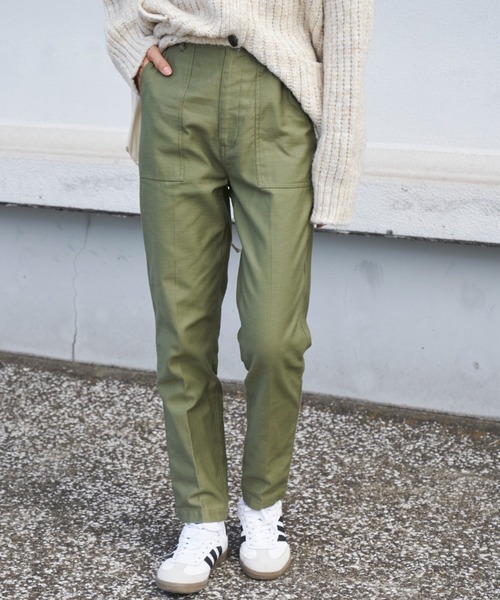 【セール】【骨格ウェーブ】バックサテンベイカーパンツ（その他パンツ）｜Auntie Rosa Holiday（アンティローザホリデー）