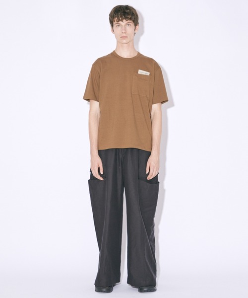 beautiful people（ビューティフルピープル）の「raffy premium jersey big QOLtag T-shirt（Tシャツ/カットソー・レディース・ベージュ/モカ/ブラック/オフホワイト・MEDIUM/X-LARGE/XX-LARGE）」の9枚目の写真