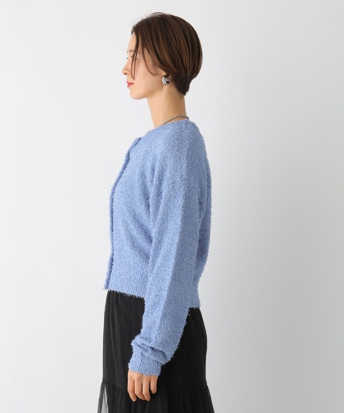 LEPSIM（レプシィム）の「5ゲージカールヤーンカーディガン　107575（カーディガン/ボレロ・レディース・ライトブルー/グリーン/ベージュ系その他・FREE）」の19枚目の写真