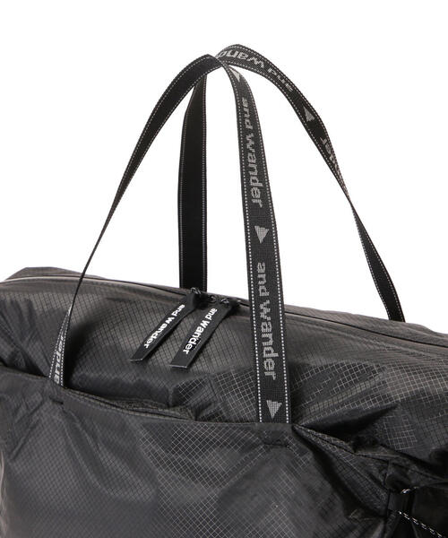 新品　and wander アンドワンダー　sil tote bag and wander (アンドワンダー) sil tote bag / シルトートバッグ