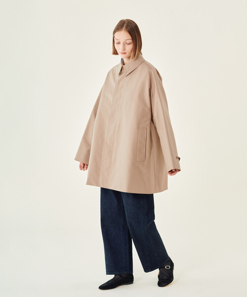 Kaptain Sunshine(キャプテン サンシャイン)の「KAPTAIN SUNSHINE | 〈別注〉ショートウォーカーコート WOMEN(ステンカラーコート・レディース・カーキ・34)」の16枚目の写真