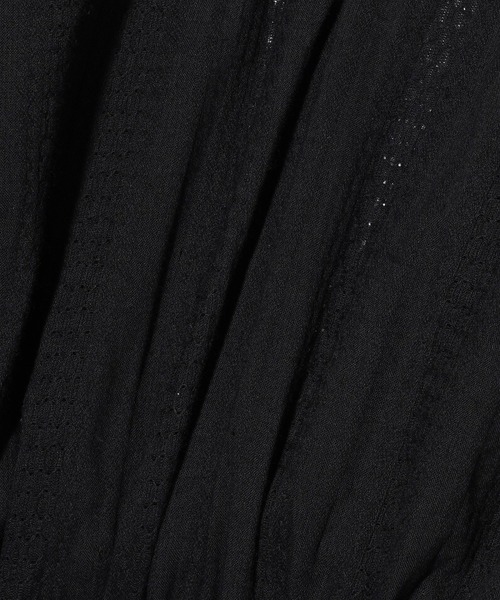 MILKFED.(ミルクフェド)の「GATHERD BLOUSE(シャツ/ブラウス・レディース・ライトブルー/ブラック/ホワイト・ONE SIZE)」の4枚目の写真