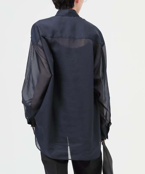 新品タグ付✨2024SS AP STUDIO シアーシャツ AP STUDIO ブラウス シャツ シアーシャツ レディース : ZOZOTOWN