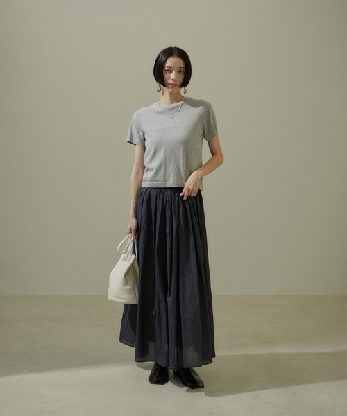 【セール】雑材ミニ巾着バッグ（ショルダーバッグ）｜SALON adam et rope'（サロン アダム エ ロペ）