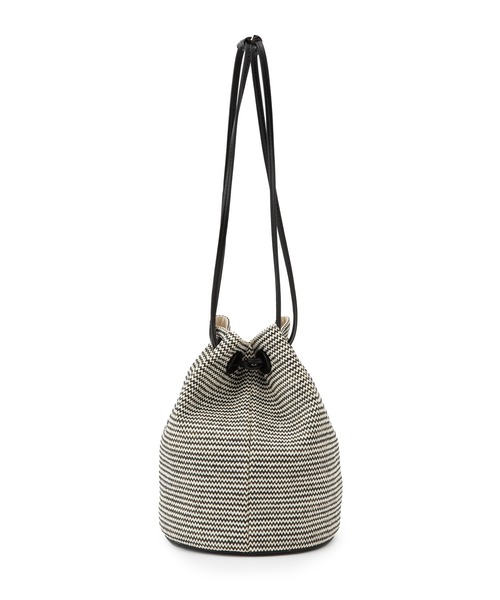 【セール】雑材ミニ巾着バッグ（ショルダーバッグ）｜SALON adam et rope'（サロン アダム エ ロペ）