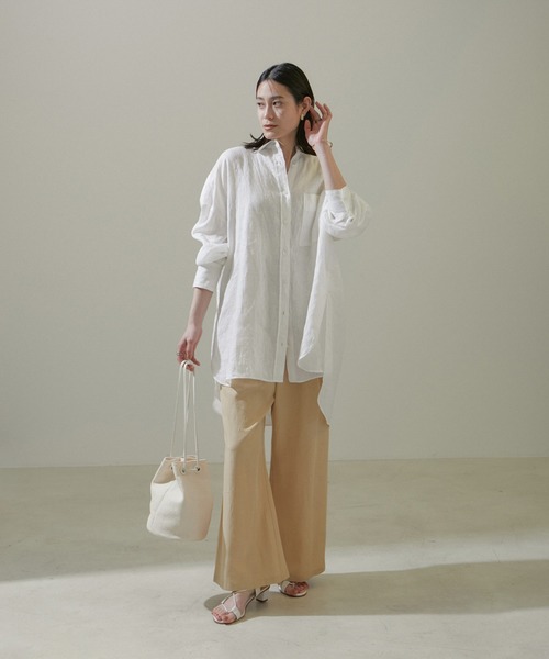 【セール】雑材ミニ巾着バッグ（ショルダーバッグ）｜SALON adam et rope'（サロン アダム エ ロペ）