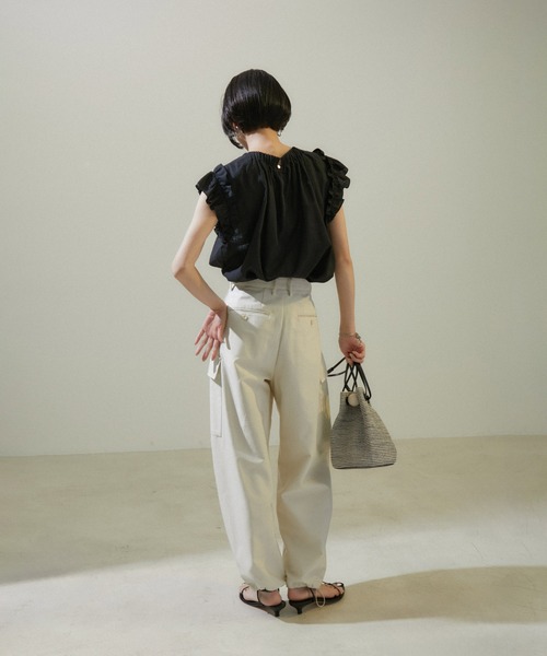 【セール】雑材ミニ巾着バッグ（ショルダーバッグ）｜SALON adam et rope'（サロン アダム エ ロペ）