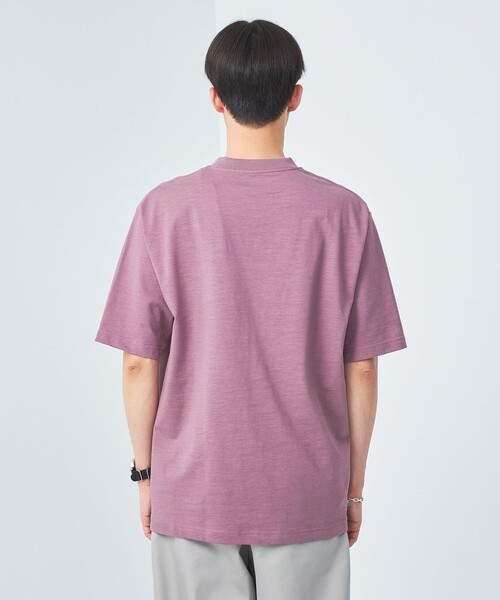 green label relaxing（グリーンレーベルリラクシング）の「ヘビーウェイト クルーネック Tシャツ（Tシャツ/カットソー・メンズ・ピンク/ホワイト/ブラック/ケリー・XL/L/M/S）」の11枚目の写真