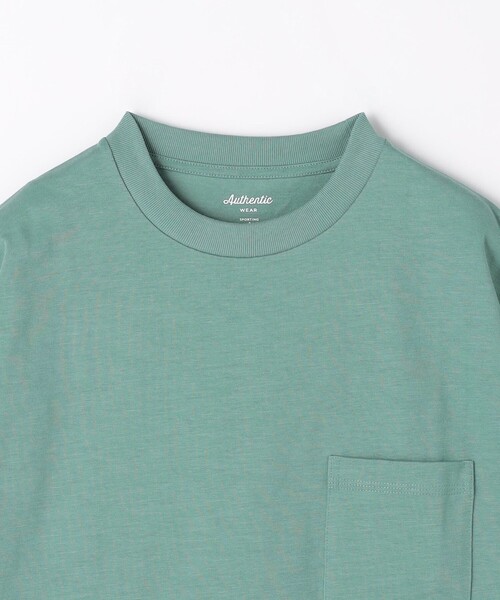 green label relaxing（グリーンレーベルリラクシング）の「ヘビーウェイト クルーネック Tシャツ（Tシャツ/カットソー・メンズ・ピンク/ホワイト/ブラック/ケリー・XL/L/M/S）」の21枚目の写真