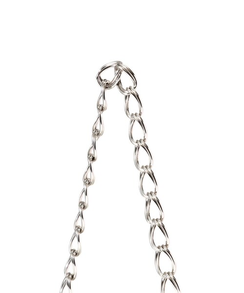 NATURAL BEAUTY BASIC(ナチュラルビューティーベーシック)の「◇【美人百花・Oggi掲載】メタリックPPチェーンバッグ(ショルダーバッグ・レディース・ベージュ/ライトグリーン・フリ-)」の8枚目の写真