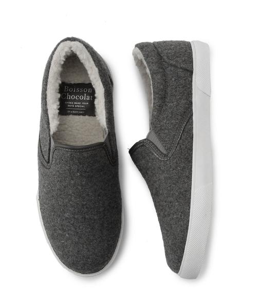 Boisson Chocolat(ボワソンショコラ)の「ボワソンショコラ/B BCウォームスリッポン(スニーカー・レディース・ブラック/ネイビー/グレー・37/36/39/38)」の20枚目の写真