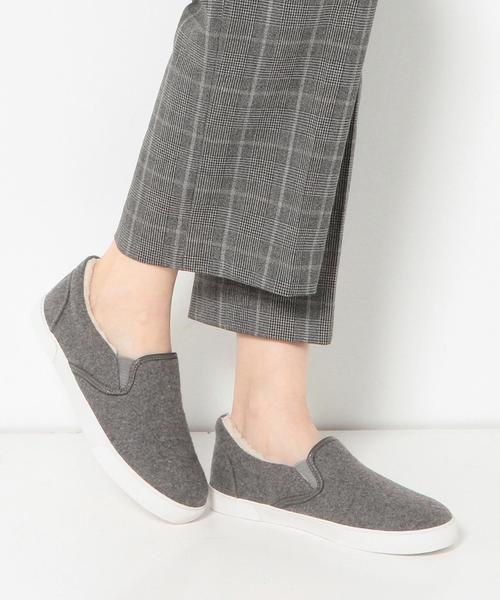 Boisson Chocolat(ボワソンショコラ)の「ボワソンショコラ/B BCウォームスリッポン(スニーカー・レディース・ブラック/ネイビー/グレー・37/36/39/38)」の5枚目の写真