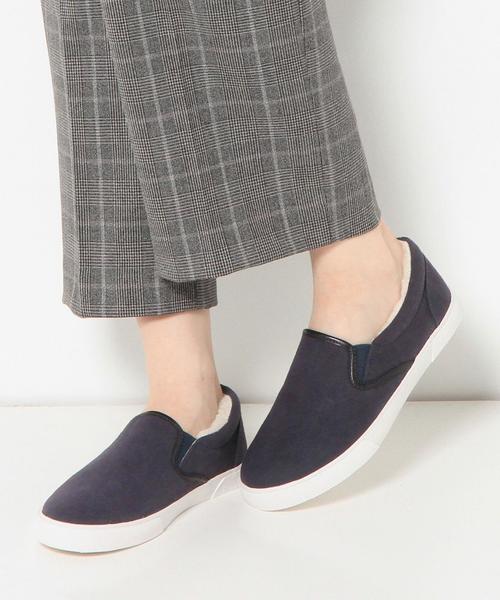 Boisson Chocolat(ボワソンショコラ)の「ボワソンショコラ/B BCウォームスリッポン(スニーカー・レディース・ブラック/ネイビー/グレー・37/36/39/38)」の6枚目の写真