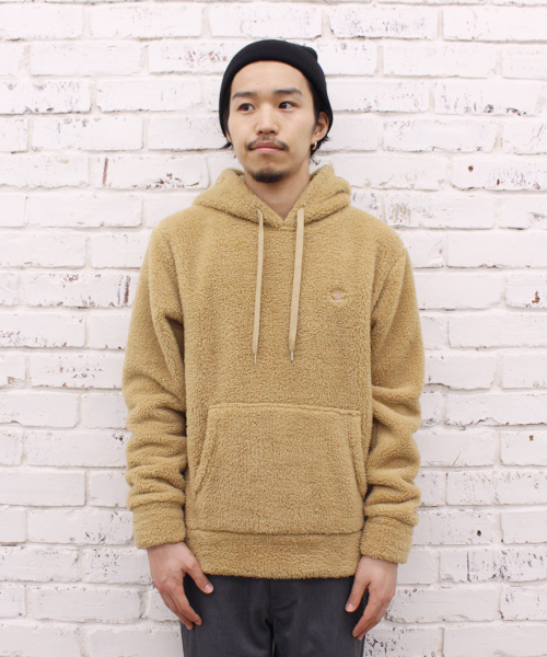 Champion（チャンピオン）の「【Ciaopanic】×【Champion/チャンピオン】　別注シェルパフリースパーカー（パーカー・メンズ・ネイビー/キャメル/ブラック/グレー・LARGE/MEDIUM/SMALL）」の10枚目の写真