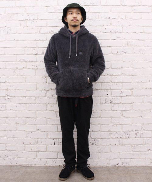 Champion（チャンピオン）の「【Ciaopanic】×【Champion/チャンピオン】　別注シェルパフリースパーカー（パーカー・メンズ・ネイビー/キャメル/ブラック/グレー・LARGE/MEDIUM/SMALL）」の16枚目の写真