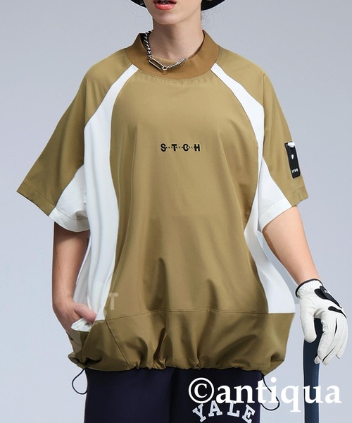 【ANTIQUAGOLF×STCH】UNISEX ゲームシャツ ANTIQUA GOLF×STCH トップス メンズ 送料無料・6月28日0時～再