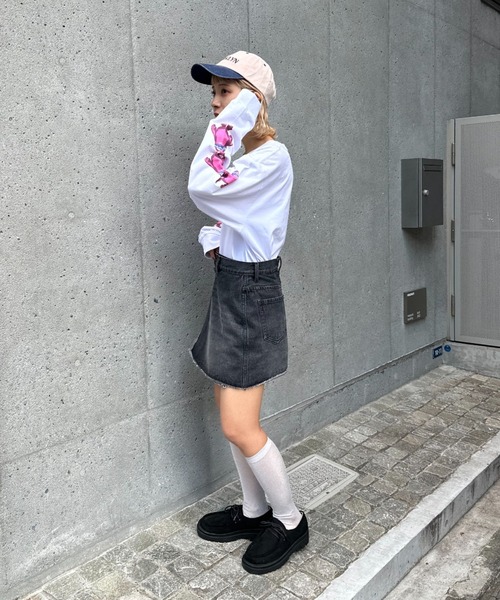 CIAOPANIC(チャオパニック)の「【ZOZO限定】袖プリントモンスターロンT(Tシャツ/カットソー・レディース・ブラック系その他/ブラック/ホワイト/ホワイト系その他2・XXXL/XXL/M/S/XS/XXS/XL/L)」の15枚目の写真