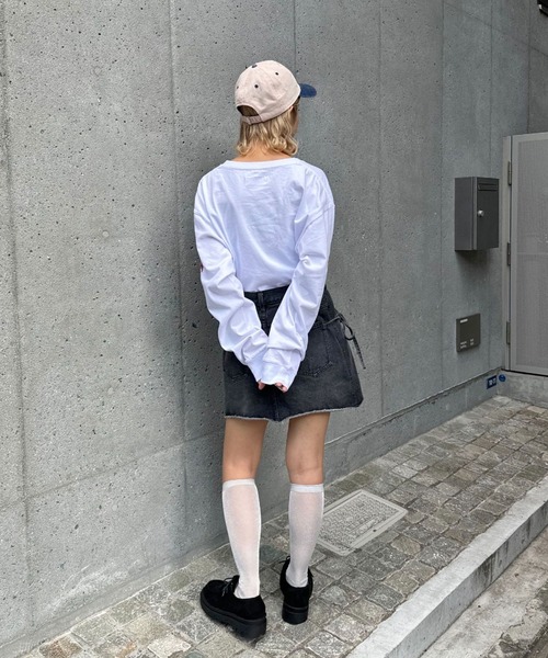 CIAOPANIC(チャオパニック)の「【ZOZO限定】袖プリントモンスターロンT(Tシャツ/カットソー・レディース・ブラック系その他/ブラック/ホワイト/ホワイト系その他2・XXXL/XXL/M/S/XS/XXS/XL/L)」の16枚目の写真