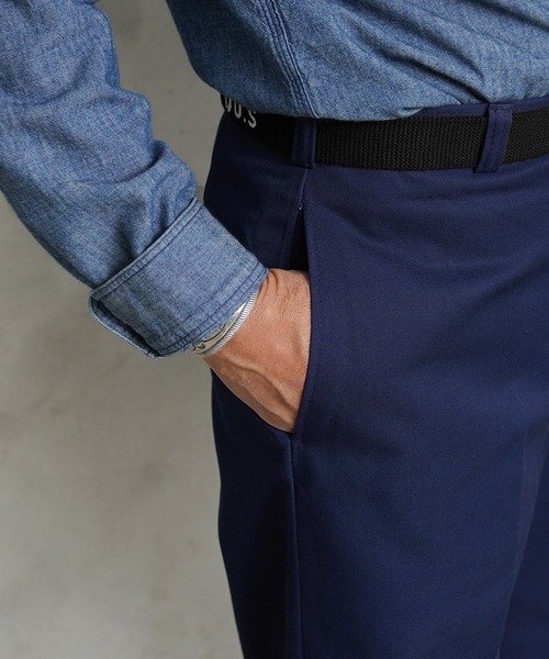WAIPER.inc デッドネイビーユーティリティパンツ& ステンシルベルト WAIPER.inc デッドネイビーユーティリティパンツ& ステンシルベルト