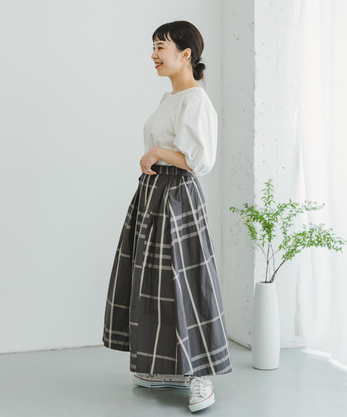 ITEMS URBANRESEARCH(アイテムズ アーバンリサーチ)の「フハクライクソデボリュームプルオーバー(Tシャツ/カットソー・レディース・ブルー/オフホワイト/ネイビー・FREE)」の7枚目の写真