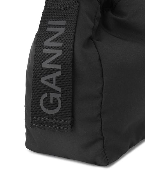 GANNI(ガニー)の「【GANNI(ガニー)】RECYCLED TECH POUCH(ハンドバッグ・レディース・ブラック/ライトグレー・FREE)」の21枚目の写真