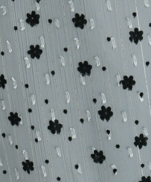 index(インデックス)の「◆≪S-LLsize≫ フロッキーフラワーバイカラーワンピース(ワンピース・レディース・グレー系/ブラック系/ベージュ系その他4・36/42/40/38)」の8枚目の写真
