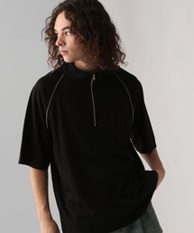 HARE | ZIPラインハーフZIPカットソー(HARE)(Tシャツ/カットソー)