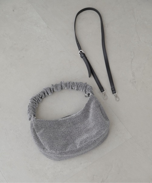 FREE'S MART（フリーズマート）の「◆ルーズハンドルバッグ（ハンドバッグ・レディース・ブラック系その他/パープル/シルバー系その他・ﾌﾘ-）」の14枚目の写真