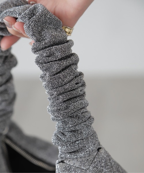 FREE'S MART（フリーズマート）の「◆ルーズハンドルバッグ（ハンドバッグ・レディース・ブラック系その他/パープル/シルバー系その他・ﾌﾘ-）」の16枚目の写真