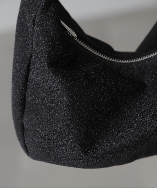 FREE'S MART（フリーズマート）の「◆ルーズハンドルバッグ（ハンドバッグ・レディース・ブラック系その他/パープル/シルバー系その他・ﾌﾘ-）」の4枚目の写真