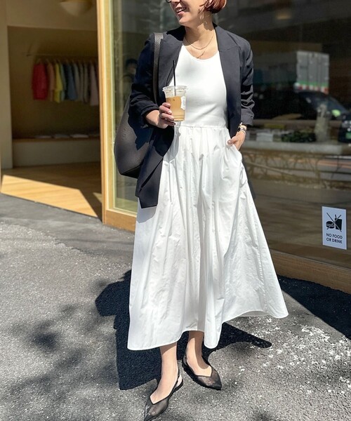 NOLLEY’S（ノーリーズ）の「2WAYドッキングワンピース（ワンピース・レディース・ブラック/ネイビー/オフホワイト・1/2）」の18枚目の写真