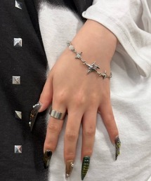 XU（エックスユー）の「【Never mind the XU】galaxy chain bracelet③ / 【ネバーマインド ザ エックスユー】ギャラクシーチェーンブレスレットシルバーブレスレット（ブレスレット）」
