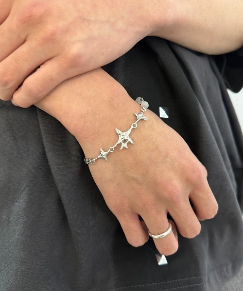XU（エックスユー）の「【Never mind the XU】galaxy chain bracelet③ / 【ネバーマインド ザ エックスユー】ギャラクシーチェーンブレスレットシルバーブレスレット（ブレスレット・メンズ・シルバー・ONE SIZE）」の5枚目の写真