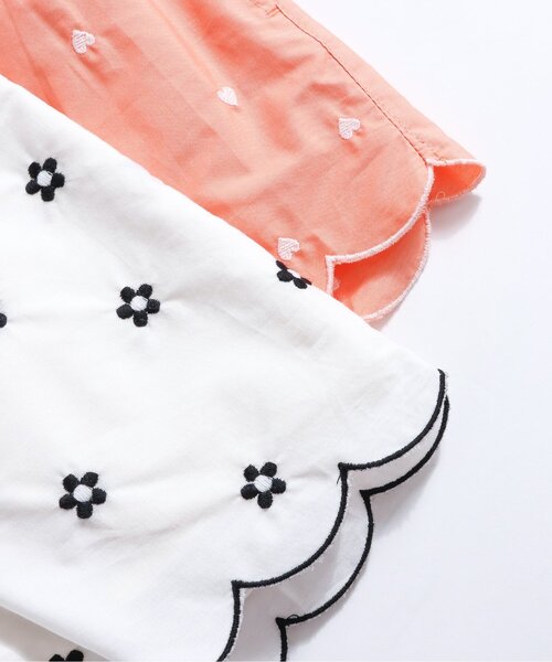 apres les cours（アプレレクール）の「【セットアップ可】ハート・フラワー・シェル スカラップショートパンツ（その他パンツ・キッズ・アイボリー/サーモンピンク・140/130/120/110/100/90/80）」の17枚目の写真