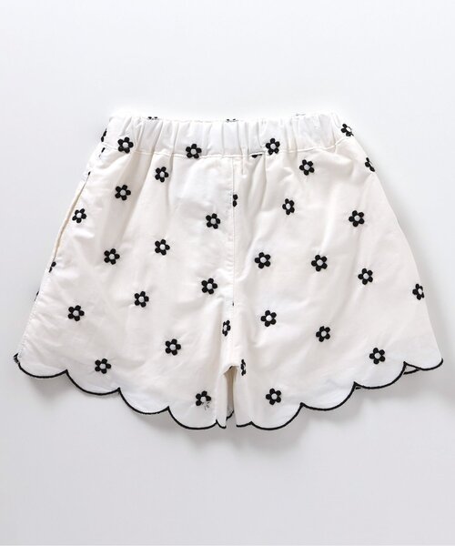 apres les cours（アプレレクール）の「【セットアップ可】ハート・フラワー・シェル スカラップショートパンツ（その他パンツ・キッズ・アイボリー/サーモンピンク・140/130/120/110/100/90/80）」の9枚目の写真