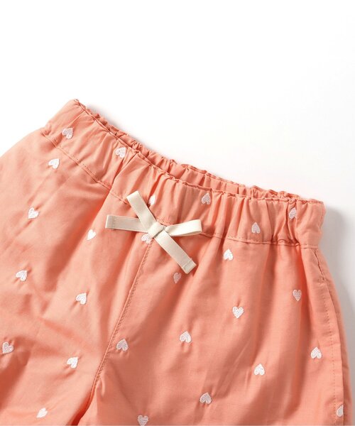 apres les cours（アプレレクール）の「【セットアップ可】ハート・フラワー・シェル スカラップショートパンツ（その他パンツ・キッズ・アイボリー/サーモンピンク・140/130/120/110/100/90/80）」の6枚目の写真