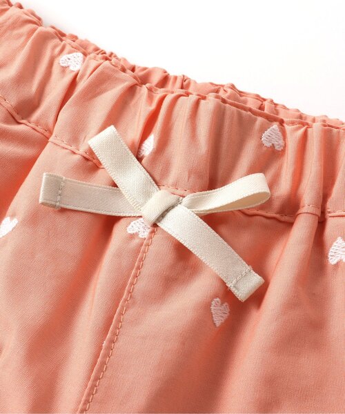 apres les cours（アプレレクール）の「【セットアップ可】ハート・フラワー・シェル スカラップショートパンツ（その他パンツ・キッズ・アイボリー/サーモンピンク・140/130/120/110/100/90/80）」の5枚目の写真