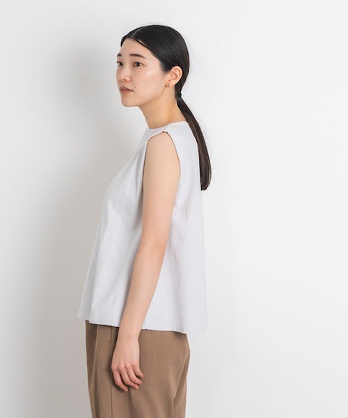セール】ドライコットンノースリーブ【ドレープ】（Tシャツ