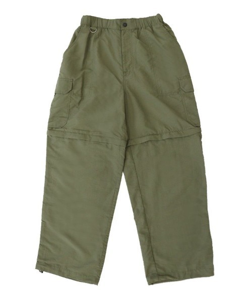 TIMELY WARNING（タイムリーワーニング）の「【TIMELY WARNING】2WAY CARGO NYLON PANTS（その他パンツ・メンズ・ブラック/カーキ/ベージュ・M/L/XL）」の3枚目の写真